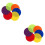 2 Pcs Spot Markers Carpet Floor Dot Training Stick Circular Sticker 6