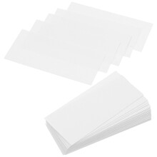 1000Stk Wiederverwendbare Weiße Preisschilder Aus PVC Für Supermarkt