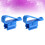 4Pcs Fish Tank Hose Clips Blue Adjustable Aquarium Filter Pump Holders 9