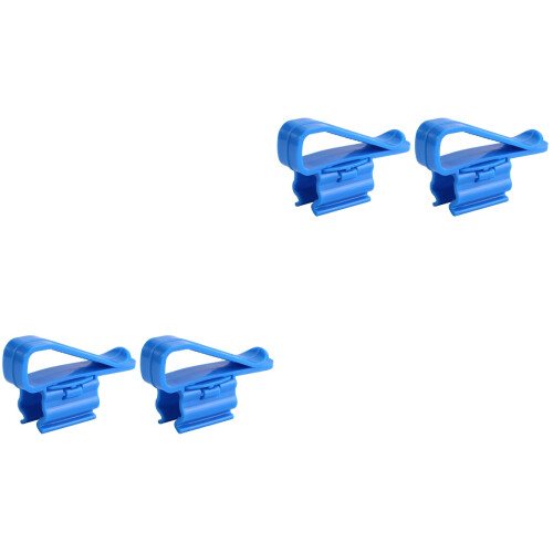 4Pcs Fish Tank Hose Clips Blue Adjustable Aquarium Filter Pump Holders 2