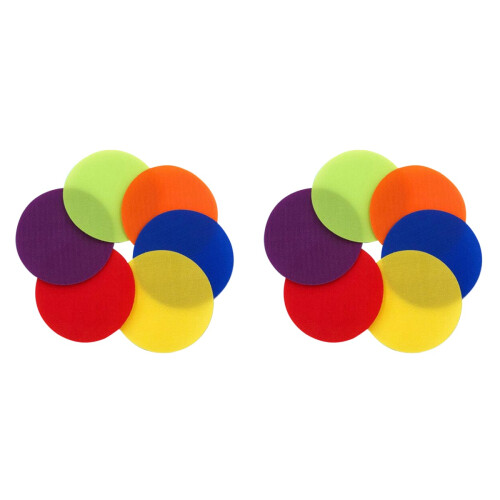 2 Pcs Spot Markers Carpet Floor Dot Training Stick Circular Sticker 1