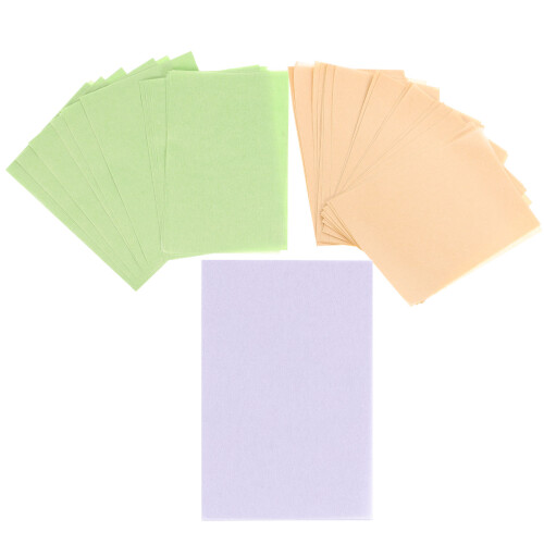 3Sets Practical Oil Absorbing Sheets Assorted Color Portable for Face 2