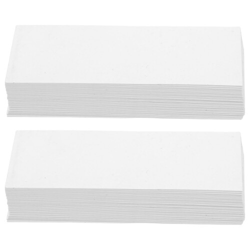1000Pcs White Blank Merchandise Tags PVC Durable Price Display Labels 1