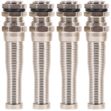 20Pcs Silver Brass Cable Gland Waterproof Cord Connector Strain Relief