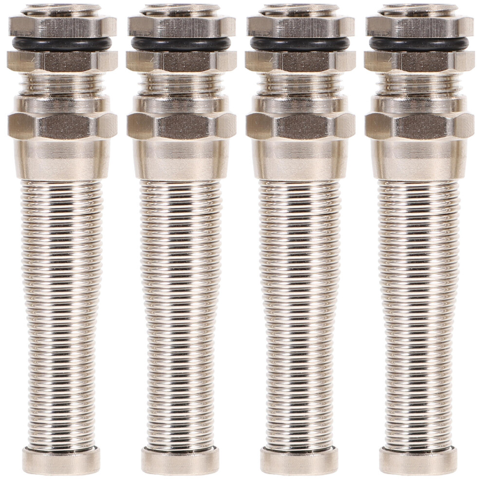 20Pcs Silver Brass Cable Gland Waterproof Strain Relief Cord Connector 3631485448963