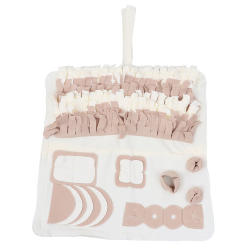 2pcs Pet Sniffing Pad To Feed Plush Puzzle