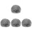 4pcs Microphone Cover Windscreen Furry Wind Cover For Mic Sponge Protector Microphone Accessories 4