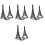8Pcs Shape Metal Book Holders Notebook Organizer for Home 2