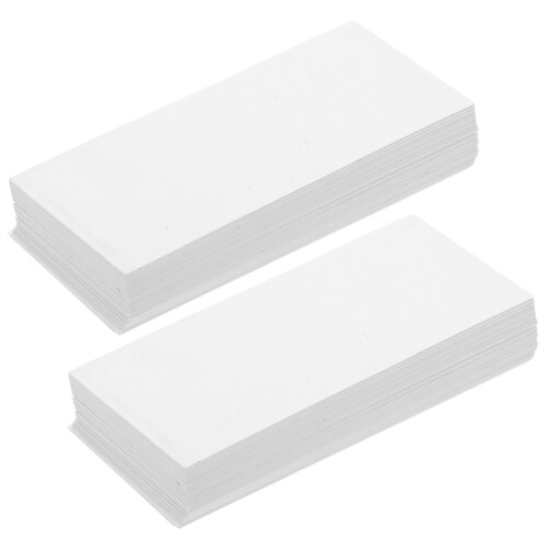 1000Pcs White Blank Merchandise Tags PVC Durable Price Display Labels 2