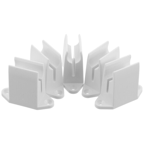 12Pcs White Plastic Crank Handle Storage Brackets for Roller Shutters 2