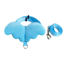 3Pcs Blue Pet Leash Set with Integrated Design for Safe Training