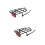 2Pcs Stable Black Bicycle Backseat Rack Creative Rear Brace for Adults 8