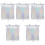 5Pcs Breathable Silver Window Shades with Suction Cup for Room Use 3