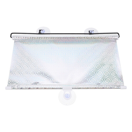 5Pcs Breathable Silver Window Shades with Suction Cup for Room Use