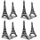 8Pcs Shape Metal Book Holders Notebook Organizer for Home 4