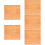5 Sheets Wood Grain Pu Decorate Earrings 10