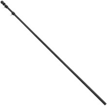 3Sets Stainless Steel Flagpole Kit Black Detachable Outdoor Flag Poles