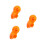 3Pcs Suction Shower Head Holder Orange Wall Mount for Bathroom 6
