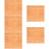 5 Sheets Wood Grain Pu Decorate Earrings 11