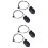 4Sets Black Steel Settee Recliner Pull Handle Replacement Kit 5