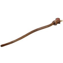 4Pcs Wooden Hair Sticks for Buns Durable Hair Accessories Brown