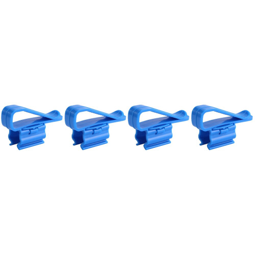 4Pcs Fish Tank Hose Clips Blue Adjustable Aquarium Filter Pump Holders 1