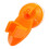3Pcs Suction Shower Head Holder Orange Wall Mount for Bathroom 2