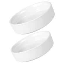 6Pcs White Plant Pot Saucers Ceramic Drip Trays for Indoor Plants