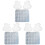 3Sets Durable White Silicone Guitar Pick Storage Box and Craft Mold 4