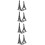 8Pcs Shape Metal Book Holders Notebook Organizer for Home 7