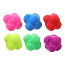 6Pcs Vibrant Tpr Reaction Balls for Hand Eye Coordination and Speed