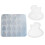 3Sets Durable White Silicone Guitar Pick Storage Box and Craft Mold 2