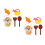 2Sets Kids Summer Beach Sand Toy Set Plastic 4