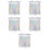 5Pcs Breathable Silver Window Shades with Suction Cup for Room Use 6