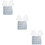 3Sets Durable White Silicone Guitar Pick Storage Box and Craft Mold 11