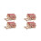 4Sets Solid Wood 3D Puzzle Toys Models for Child Development 7