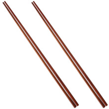 4Paires Baguettes Longues En Bois Café Pour Nouilles Friture