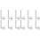 12 Pcs Hat Rack For Wall Adhesive Hat Hooks No Drilling 4