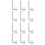 12 Pcs Hat Rack For Wall Adhesive Hat Hooks No Drilling 7