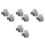 8 Pcs Push Button Latch Locks For Drawer Cupboard Keyless 4