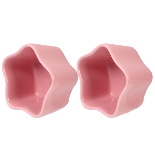 4 Pcs Hamster Ceramic Bowl Ceramics Feeding Tray Rabbit 1
