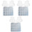 3Sets Durable White Silicone Guitar Pick Storage Box and Craft Mold 5