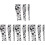 4 Sets Diy Wrapping Ribbon Cow Print Decorations Bow Packing Webbing 2