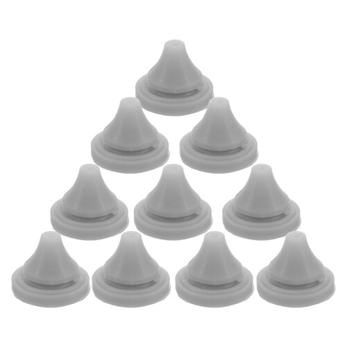 250Pcs Silicone Nozzles for Shower Head Replacement Light Grey 1