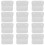 60 Pcs Plastic Playpen Stabilizer With Adhesive Pads 1