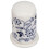 5Pcs Ceramic Toothpick Box Blue Organizer with Flower Design 1
