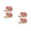 4Sets Solid Wood 3D Puzzle Toys Models for Child Development 4