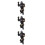 3Pcs Realistic Plastic Gorilla Figurines Wildlife Education Playset 3