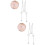 2Pcs Silver Decorative Bra Straps Rhinestone Double Chain for Bras 5