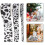 4 Sets Diy Wrapping Ribbon Cow Print Decorations Bow Packing Webbing 10